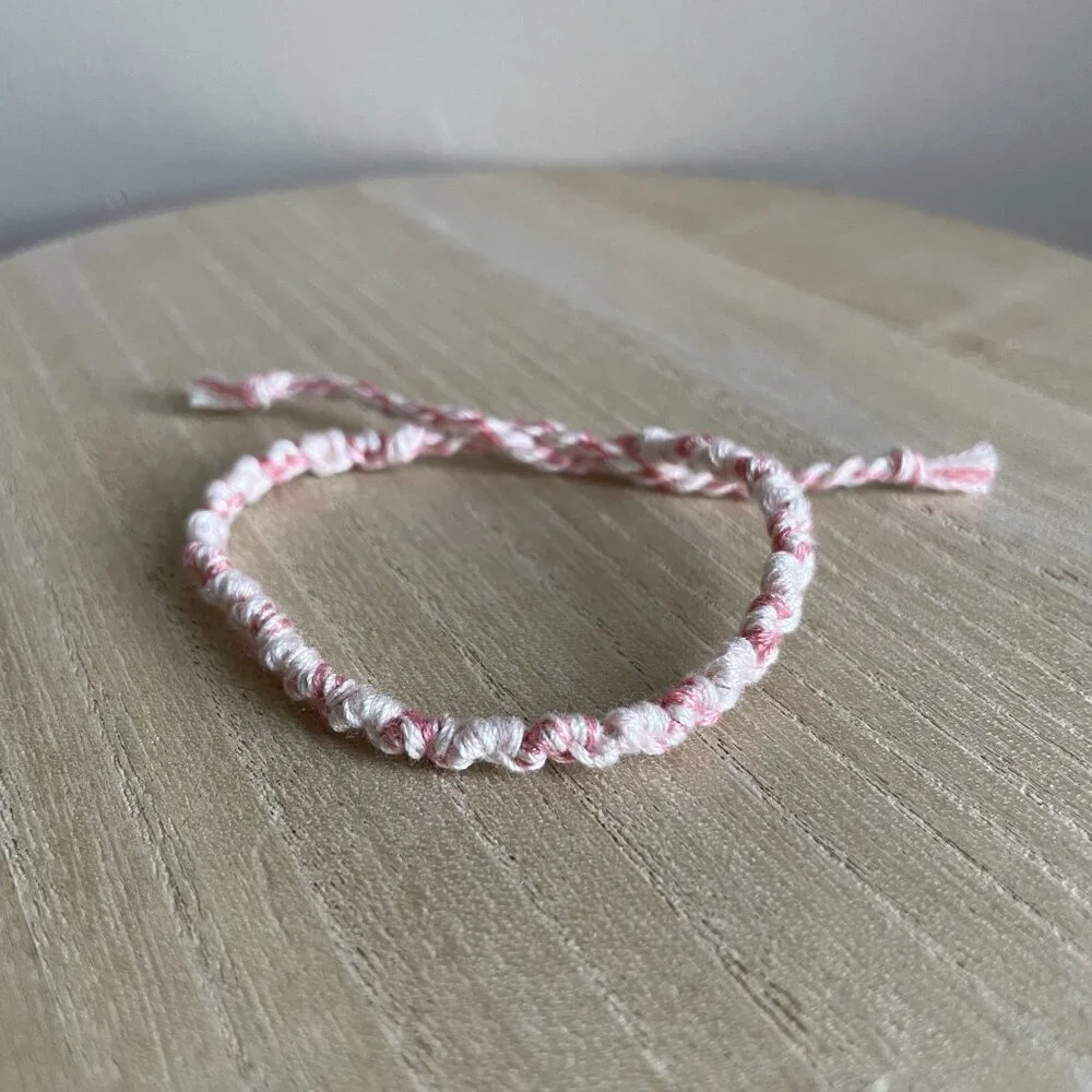 Aphra Bracelet, anklet, trendy, comfortable, tie, embroidery thread, woven, gift